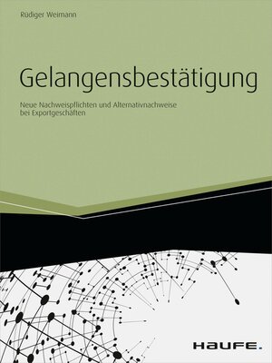 cover image of Gelangensbestätigung